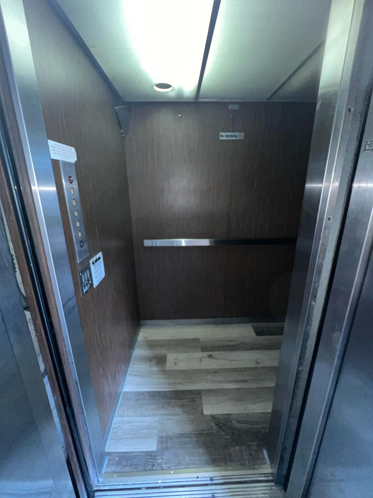 Elevator repair in progress